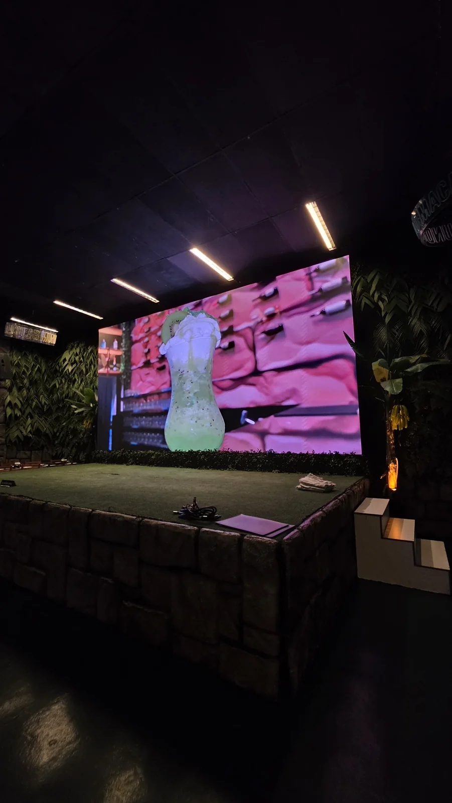 Video wall LED indoor corporativo